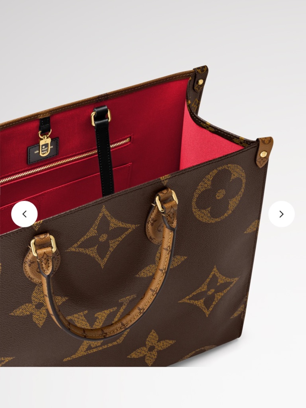 Louis Vuitton Brown Monogram Onthego Tote GM - Picture 3 of 16